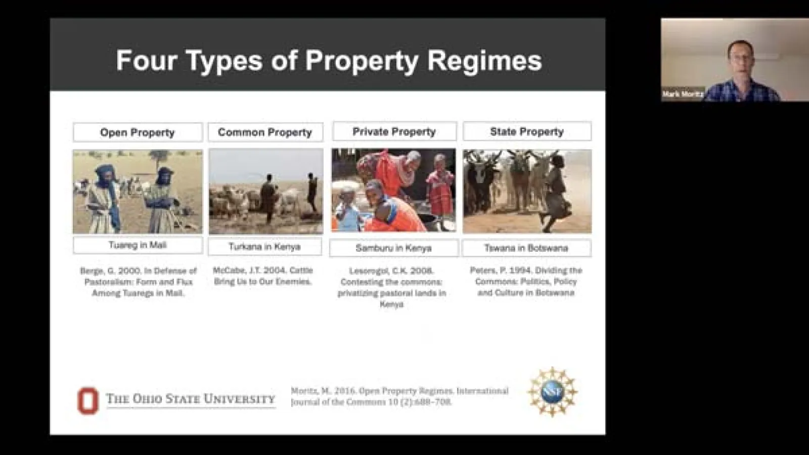 Screen shot of IASC presentation.