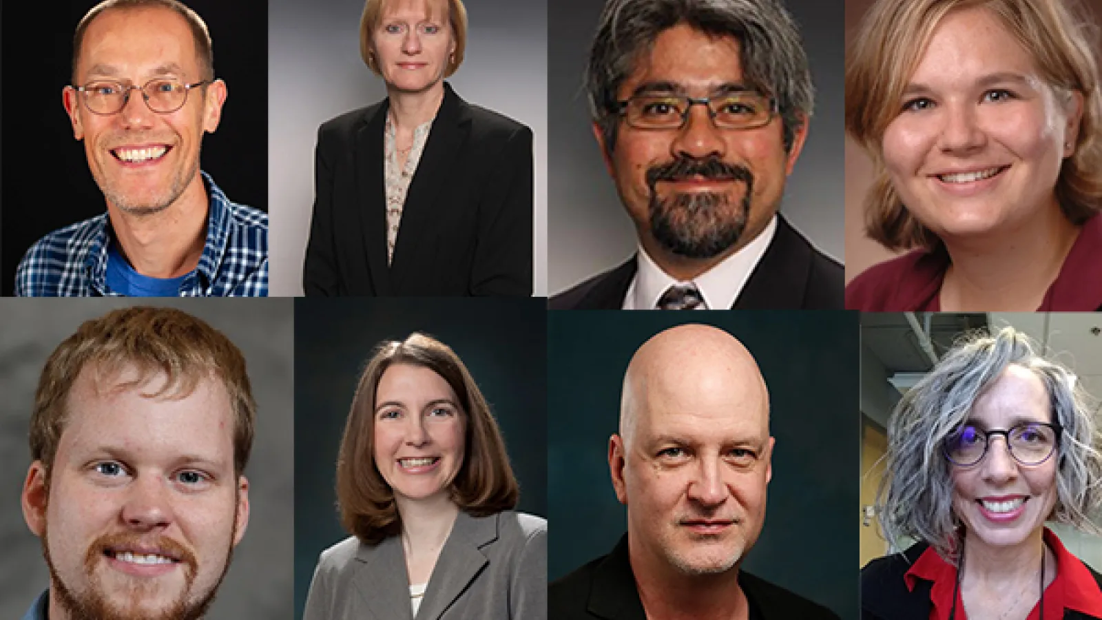 Profile pictures of some Drake Institute affiliates.