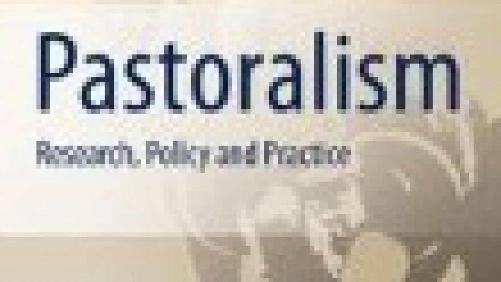 Pastoralism cover.