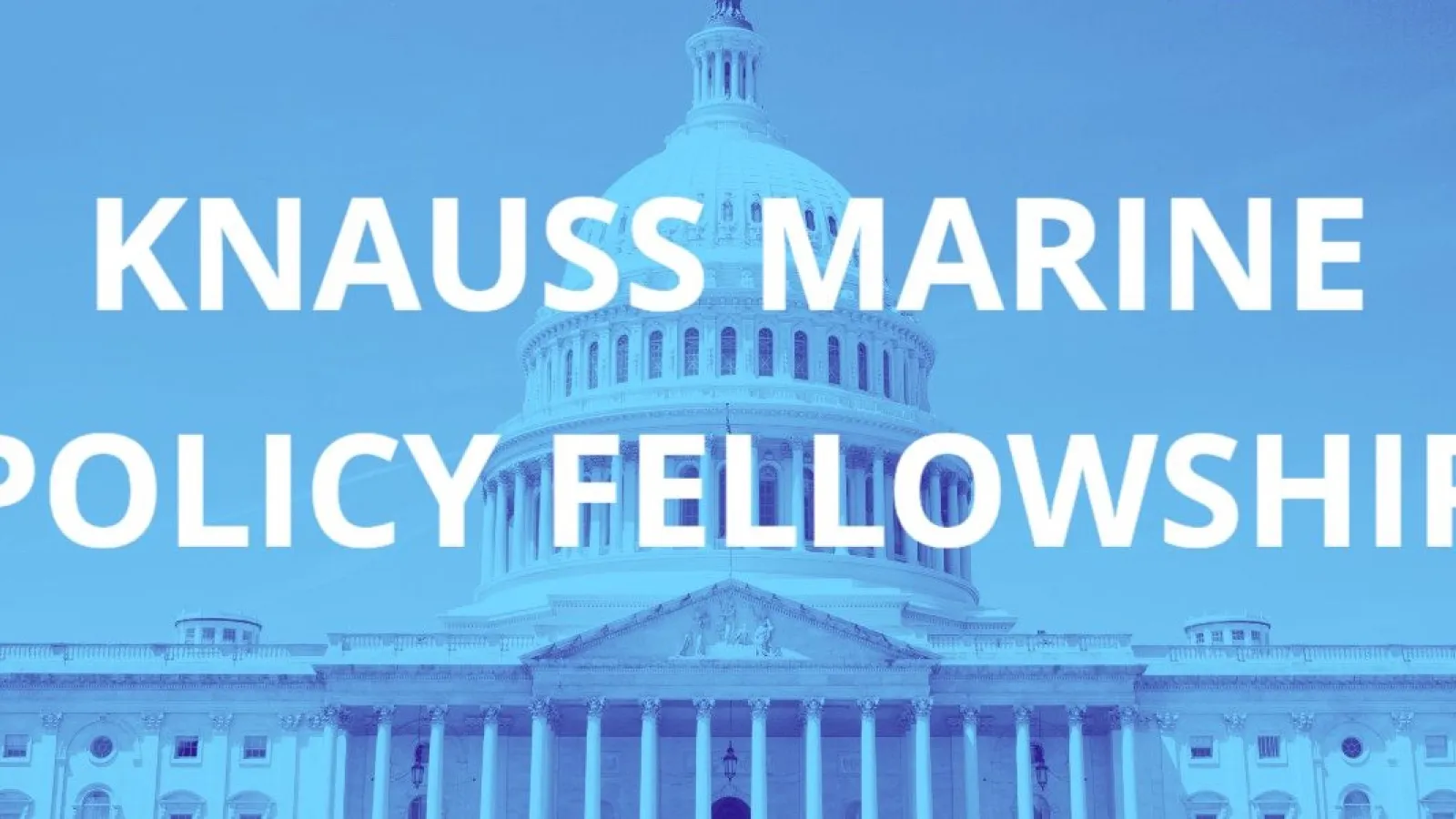 Knauss Marine Policy Fellowship logo.