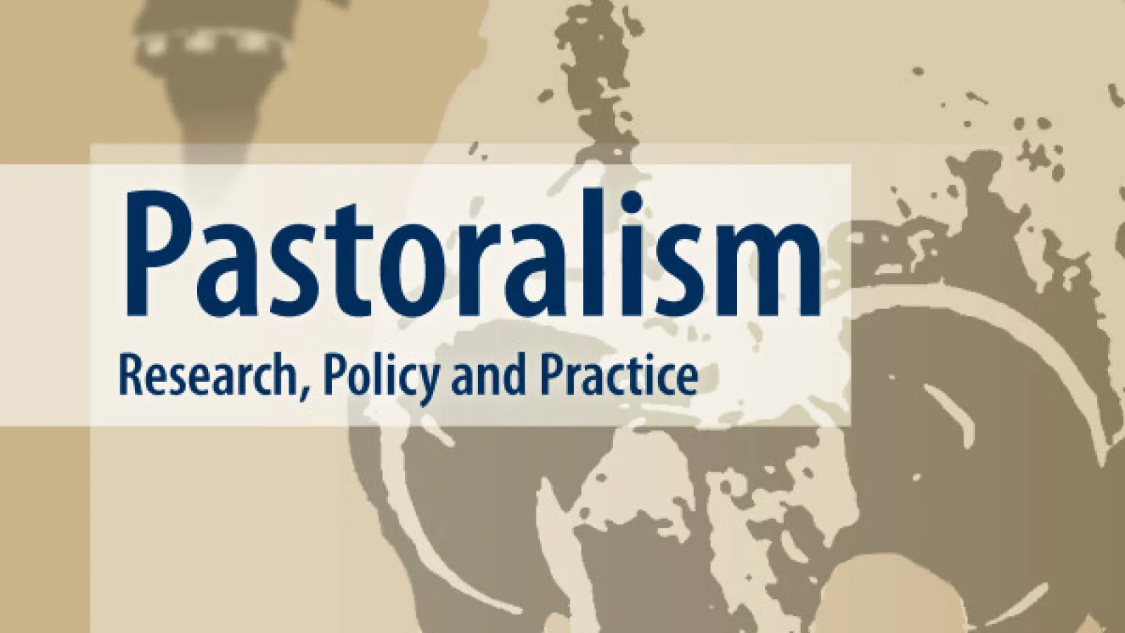 Cover of Pastoralism journal.