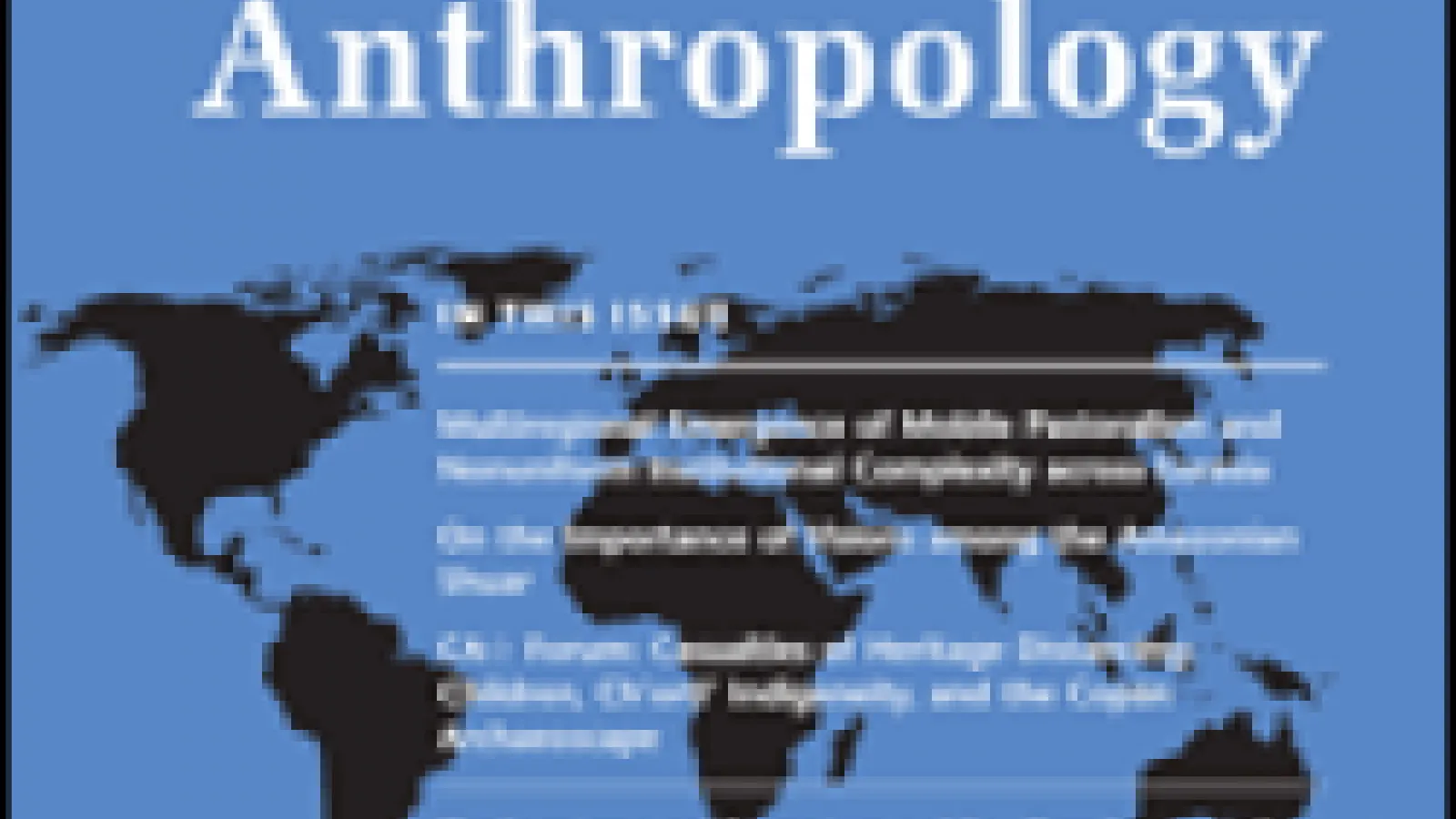 Current Anthropology