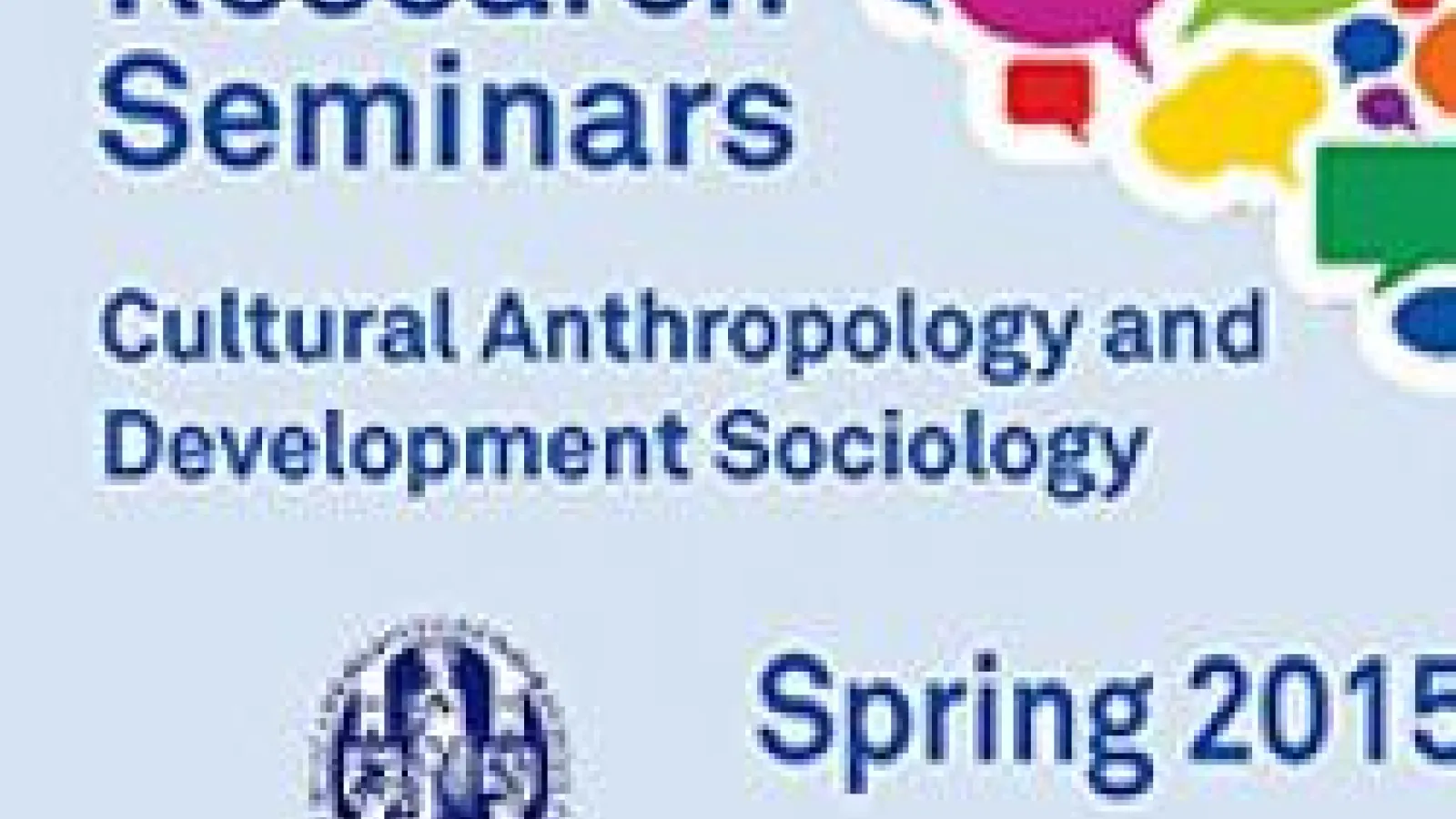 Research Seminars Spring 2015