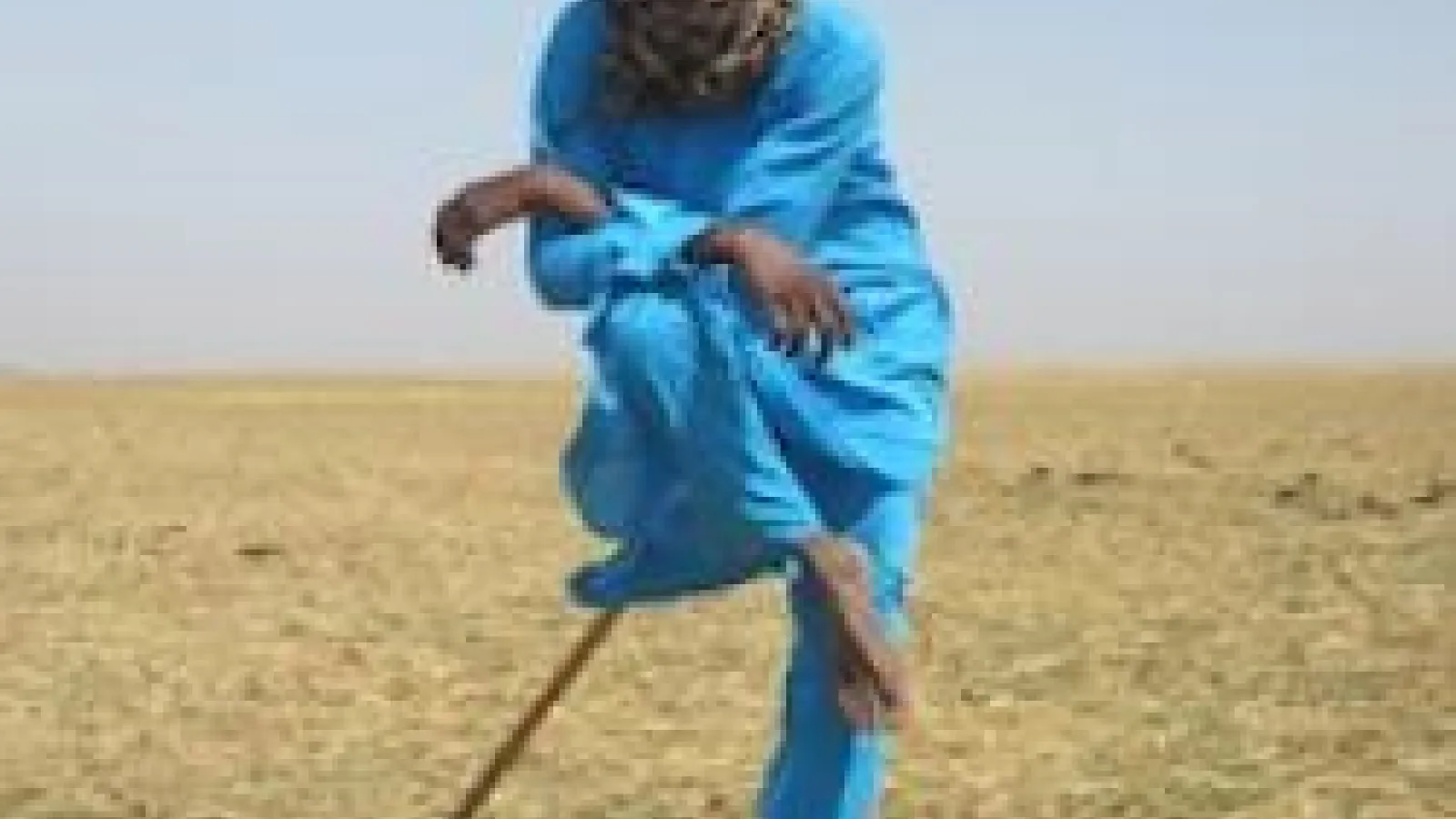striking a herder pose