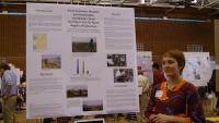 Kristen Ritchey presenting her poster.