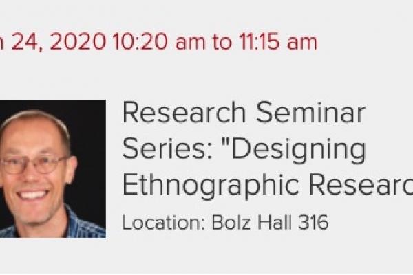 EED seminar announcement.