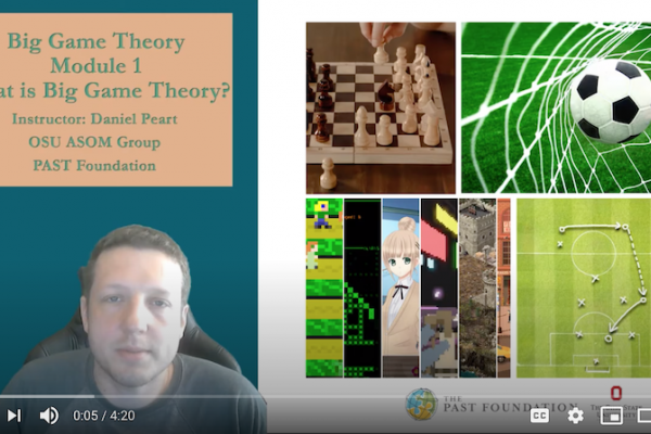 Screenshot of instructional video.